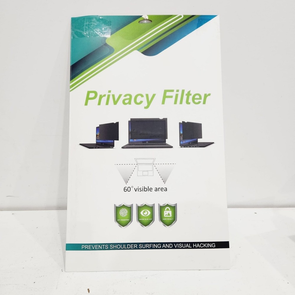 23.8"‎ Computer Privacy Filter 2-Pack Anti-Blue Light Anti-Glare Removable 16:9 - Picture 3 of 13